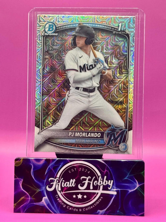 2025 Bowman Chrome - PJ Morlando #BCP-91 - Mojo Refractor