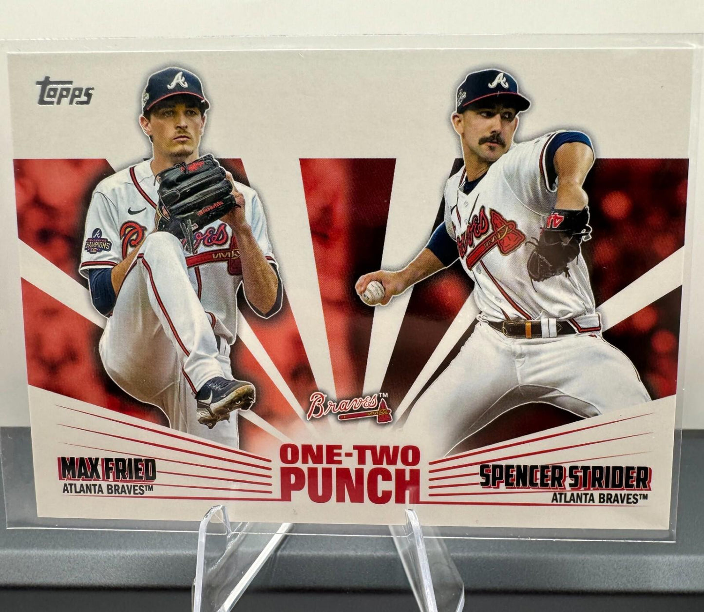 2023 Topps One-Two Punch Max Fried and Spencer Strider #12P-25