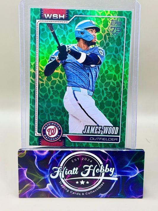 2026 Topps Series 1 - #349 James Wood - Holiday Green Egg