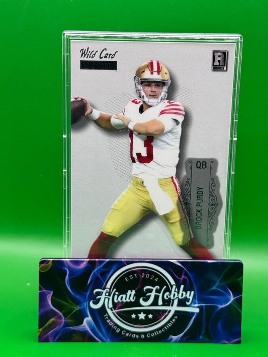 2022 Wild Card Matte Football - Brock Purdy #BC-BP - White