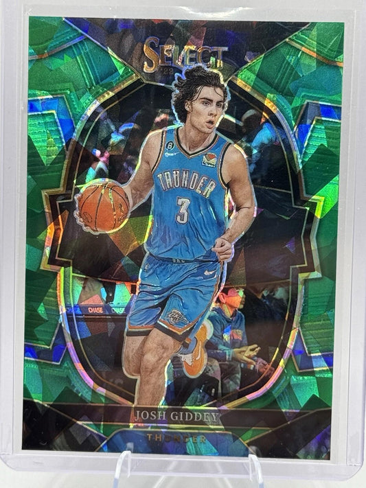 2022-23 Panini Select Concourse Green Ice Prizm Josh Giddey #60