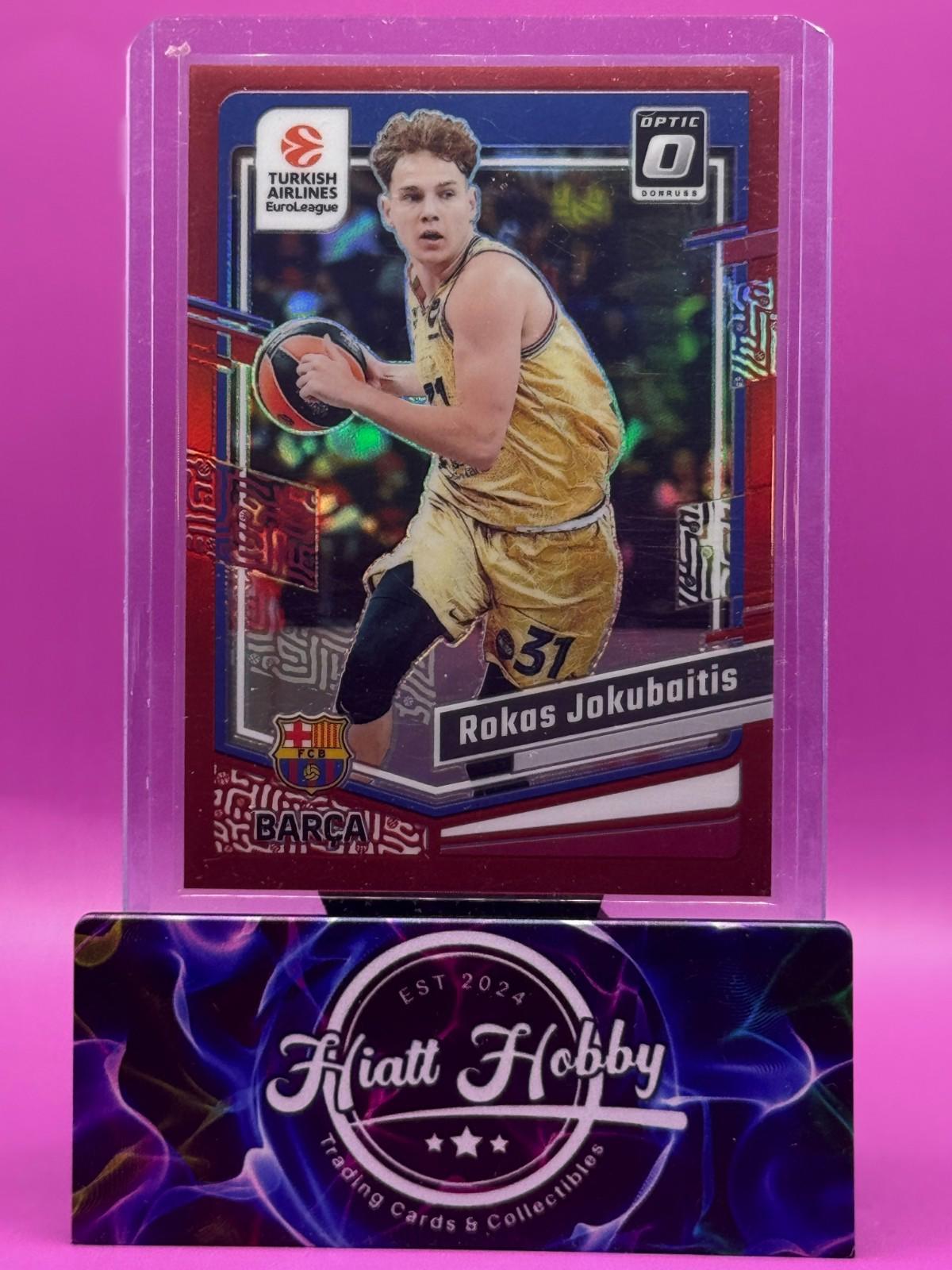 2023-24 Panini Donruss Euroleague - Rokas Jokubaitis #98 - Red Prizm /99