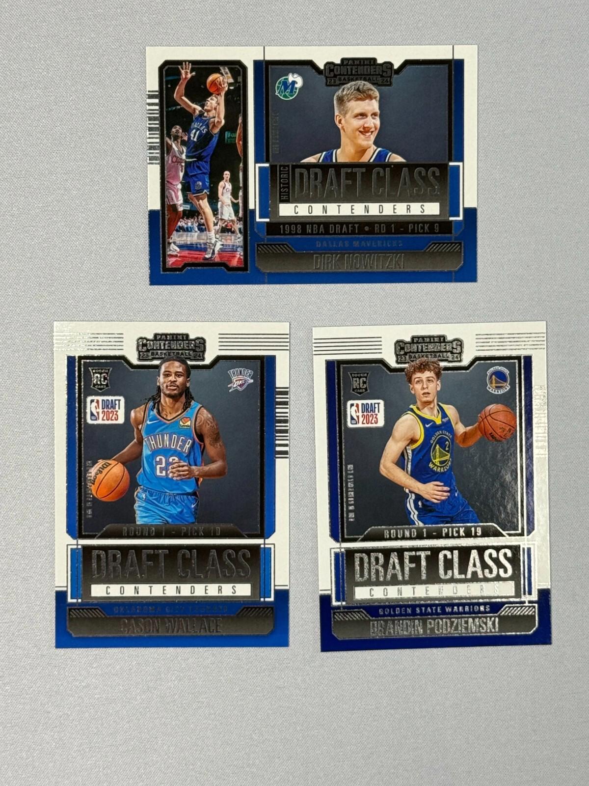 2023 Panini Contenders Basketball - Draft Class Contenders - LOT of 3