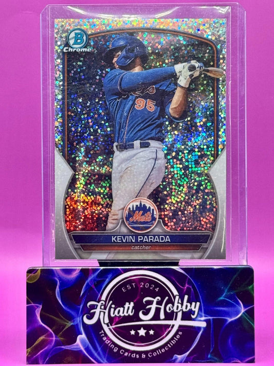 2023 Bowman Chrome - Kevin Parada #BDC-32 - Sparkle Refractor (RC)