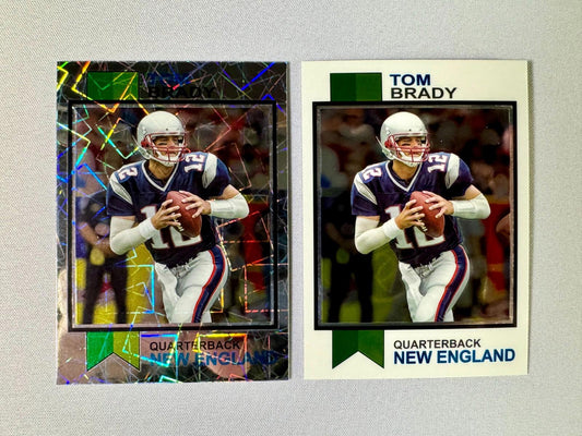 2023 Topps Composite - Tom Brady 1973 Inserts w/  Lazer Refractor - LOT of 2