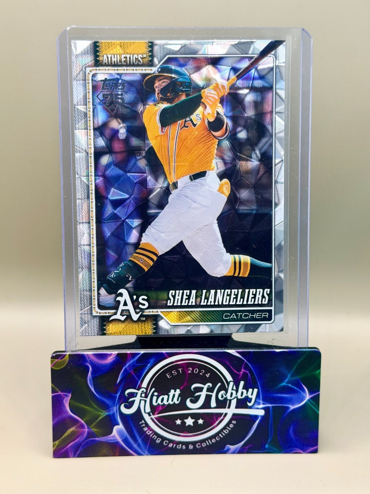 2026 Topps Series 1 - #305 Shea Langeliers - Diamante Foil