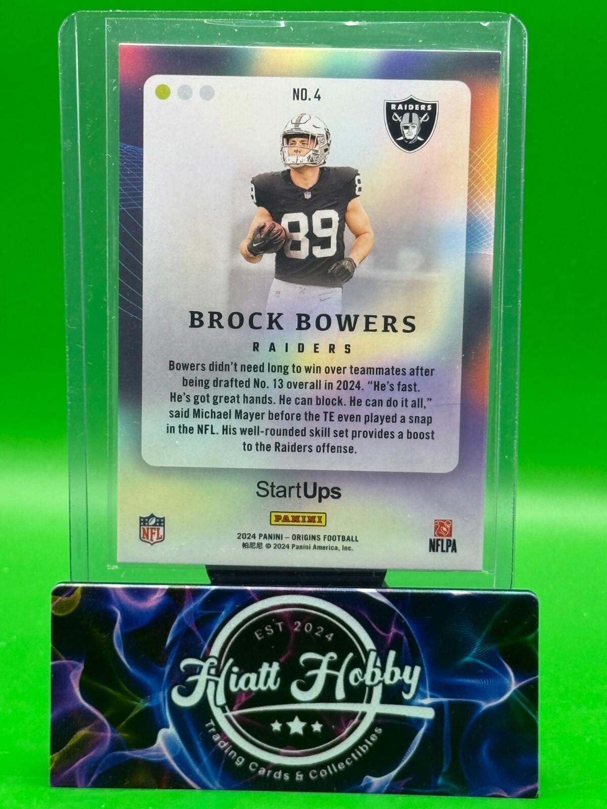 2024 Panini Origins - Start-Ups Brock Bowers #4 (RC)