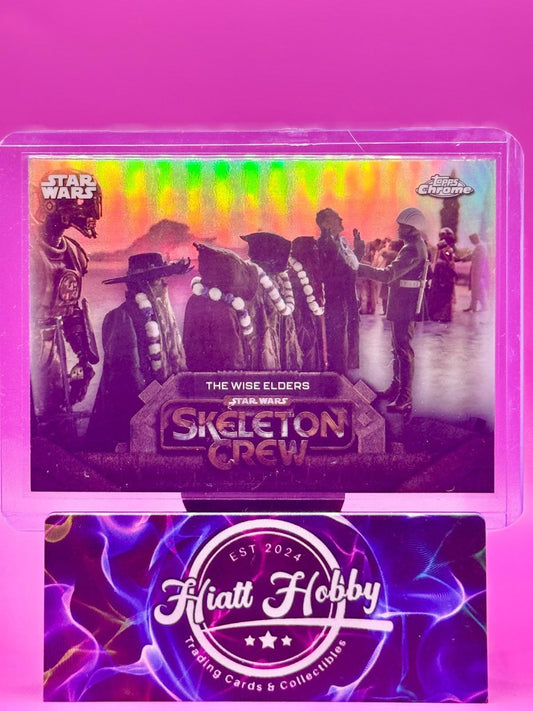 2025 Topps Chrome Star Wars - The Wise Elders #SC-14 - Skeleton Crew - Refractor