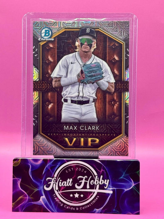 2025 Bowman Chrome - Max Clark #VIP-10 - Very Important Prospects - Mojo