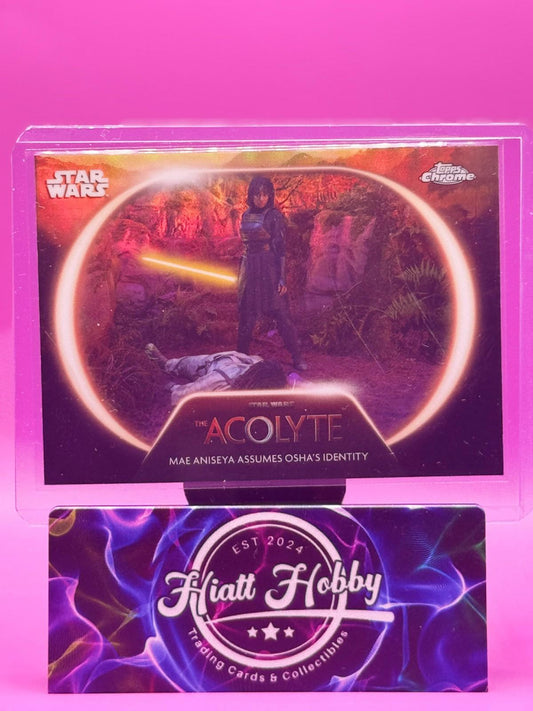 2025 Topps Chrome Star Wars - Mae Aniseya #AC-13 - Acolyte - Refractor