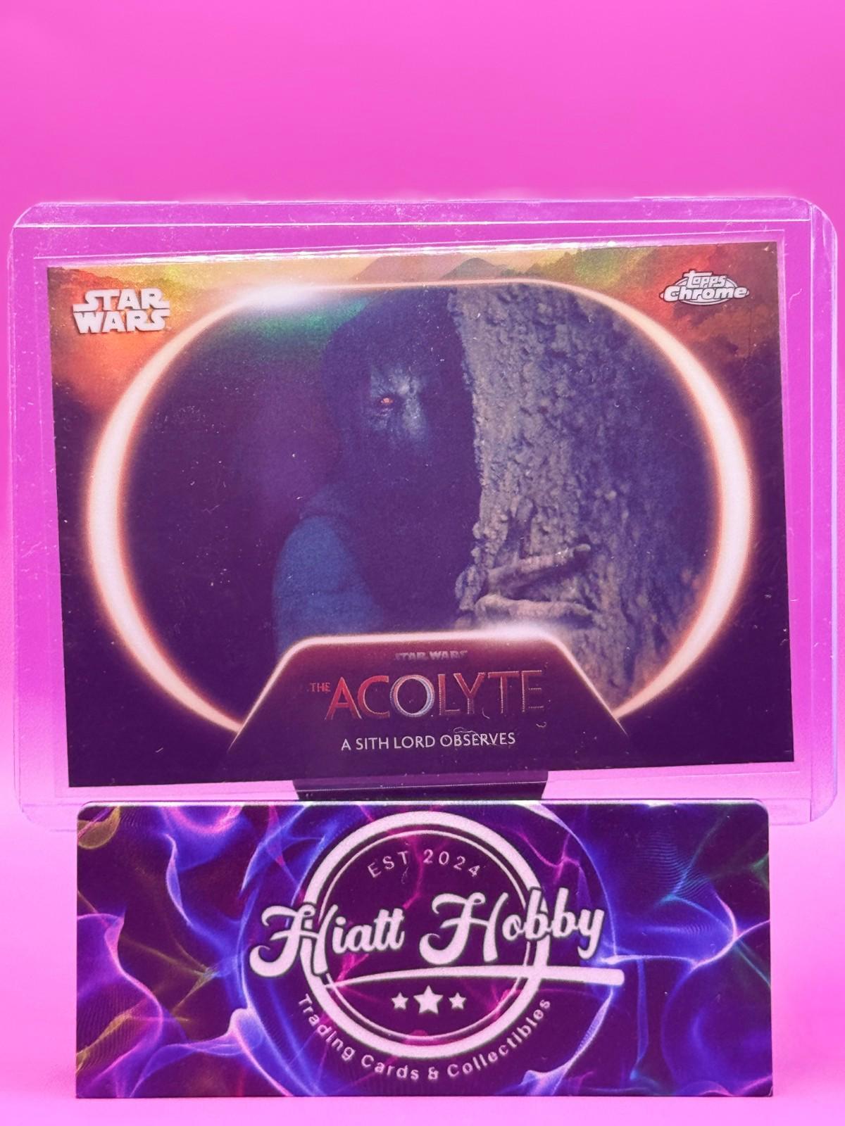 2025 Topps Chrome Star Wars - A Sith Lord Observes #AC-21 - Acolyte - Refractor