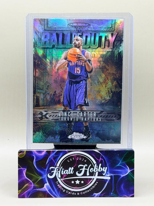 2025-26 Topps Chrome - Ball of Duty Vince Carter #BD-20 Refractor
