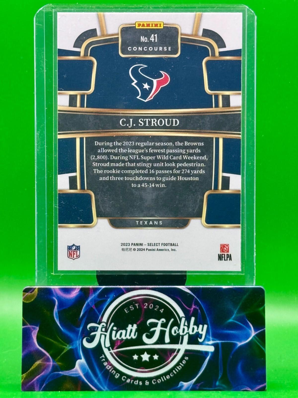 2023 Panini Select - Concourse C.J. Stroud #41 (RC)