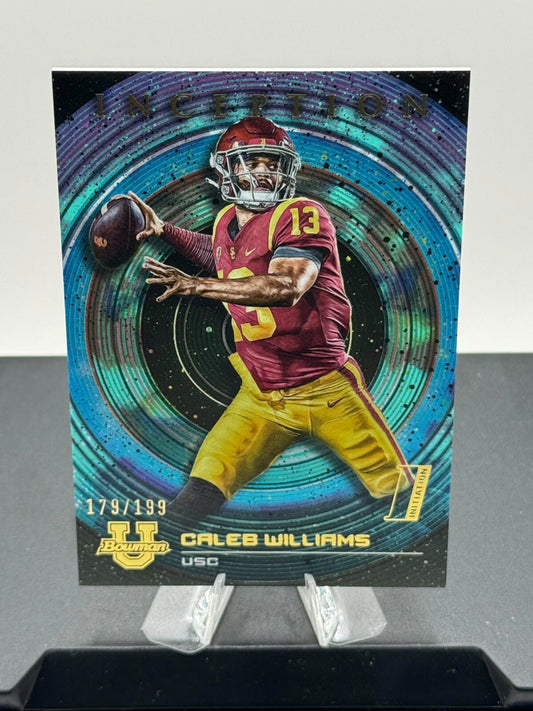 2022-23 Bowman U Inception - Caleb Williams #45 - Aqua Foil /199