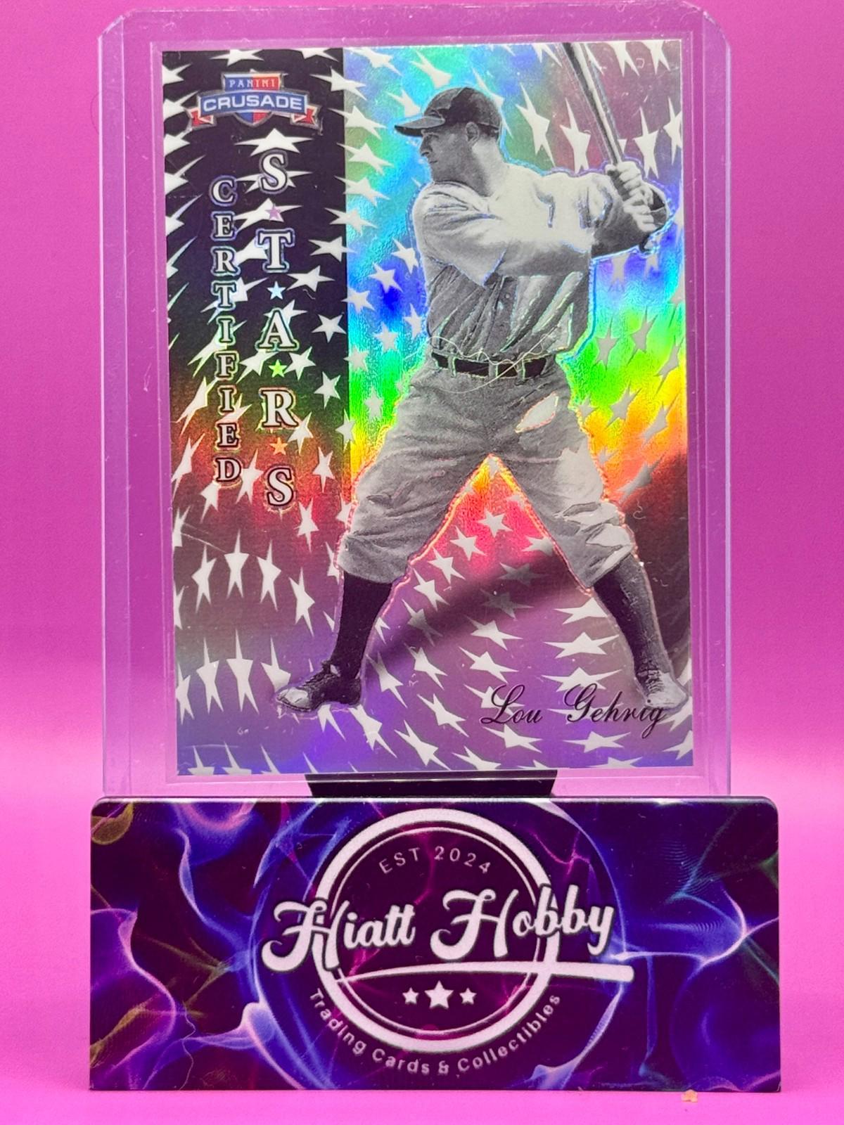 2025 Panini Crusade - Lou Gahrig #5 - Certified Stars - Silver Prizm
