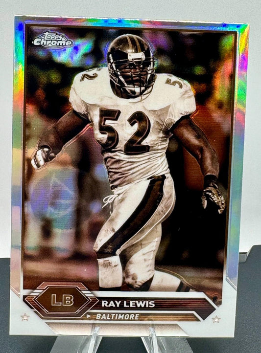 2023 Topps Composite - Topps Chrome Sepia Refractor - Ray Lewis #20
