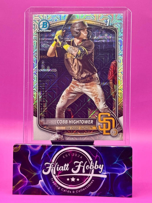 2025 Bowman Chrome - Cobb Hightower #BCP-104 - Mojo Refractor