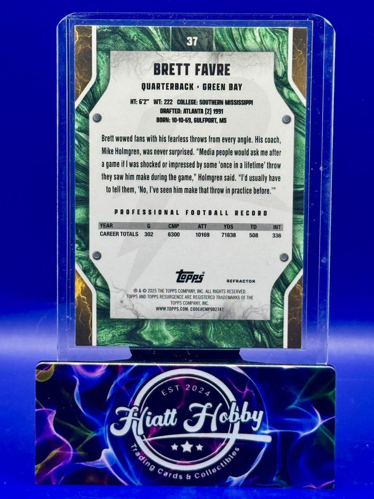 2024 Topps Resurgence - Brett Favre #37 - Refractor