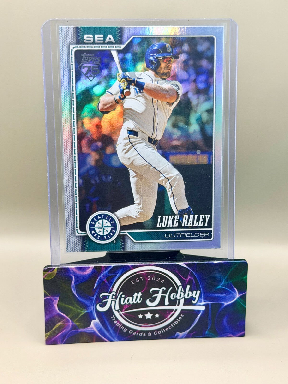 2026 Topps Series 1 - #142 Luke Raley - Rainbow Foil