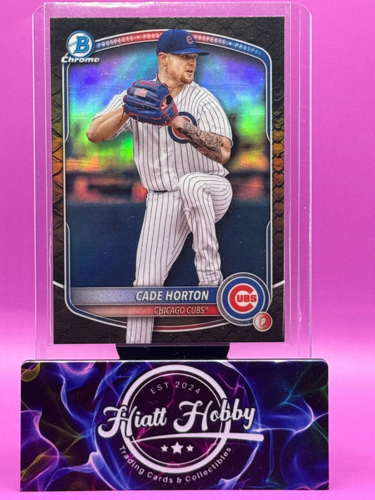2025 Bowman - Chrome Prospects Cade Horton #BCP-10 Reptilian Refractor (RC)
