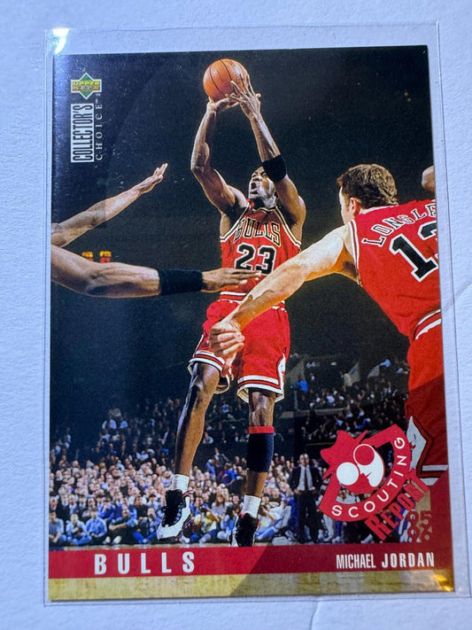 1995-96 Upper Deck Collector's Choice  - Scouting Report #114 Michael Jordan