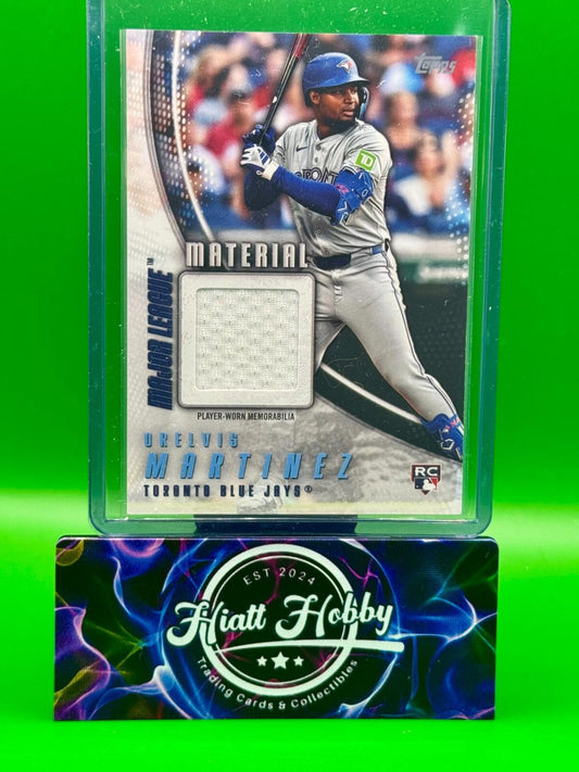 2025 Topps Baseball Series 1 - Orelvis Martinez #MLM-OM - Major League Materials