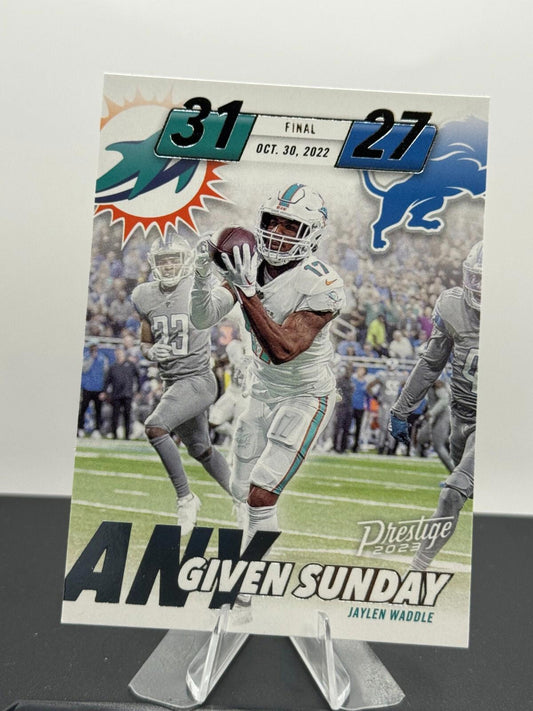 2023 Panini Prestige - Any Given Sunday #AGS-20 Jaylen Waddle