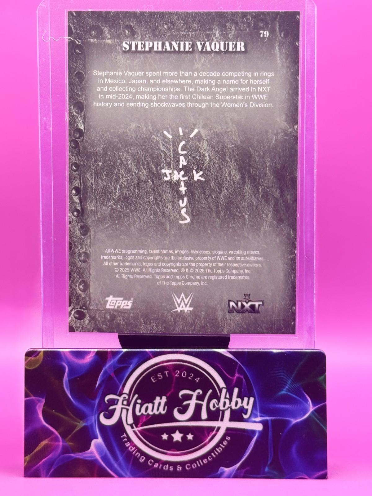 2025 Topps Chrome Cactus Jack WWE - Stephanie Vaquer #79