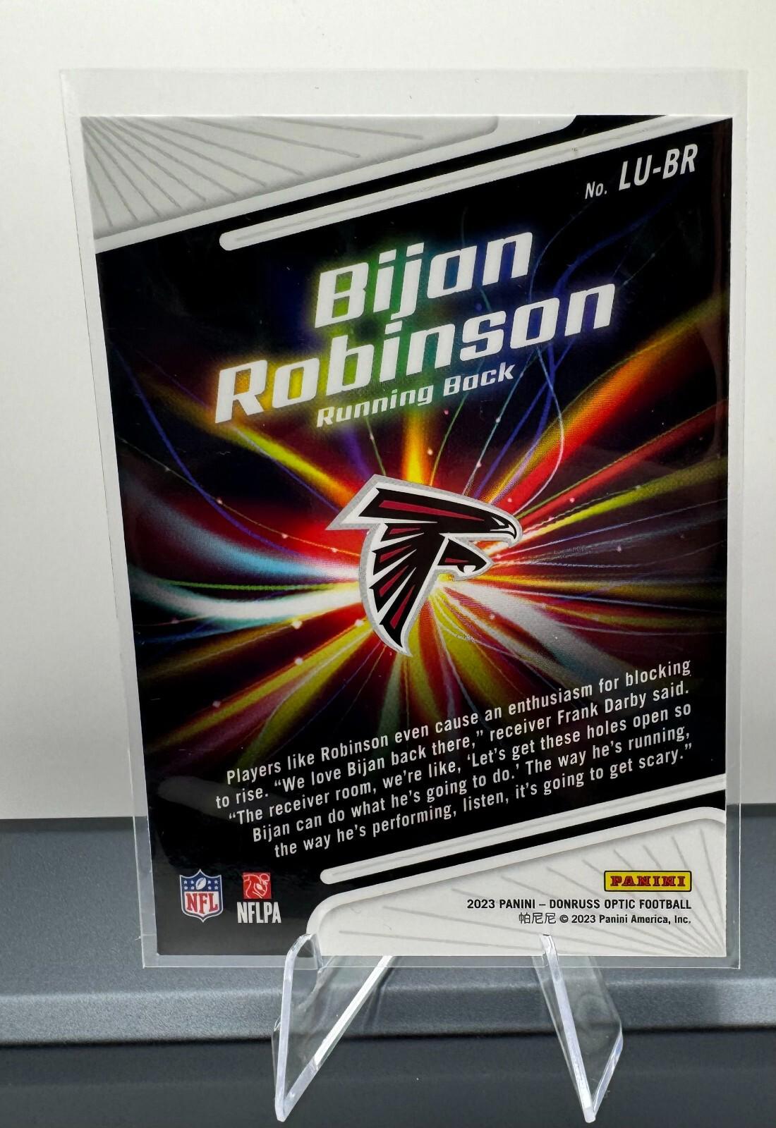 2023 Panini Donruss Optic Light it Up Bijan Robinson #LU-BR