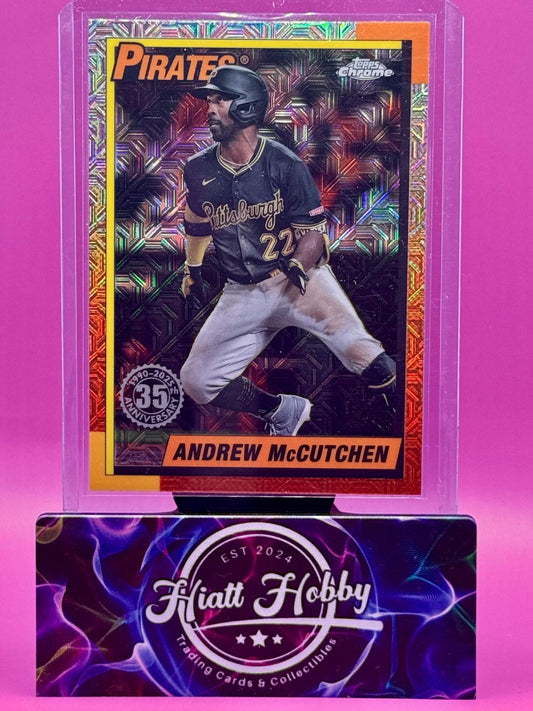2025 Topps Series 1 - 1990 Topps Chrome Silver Pack Andrew McCutchen #T90C-95
