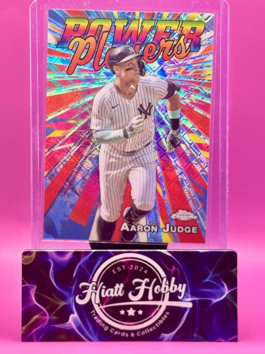 2025 Topps Chrome Logofractor - Aaron Judge #PP-1 - Power Players