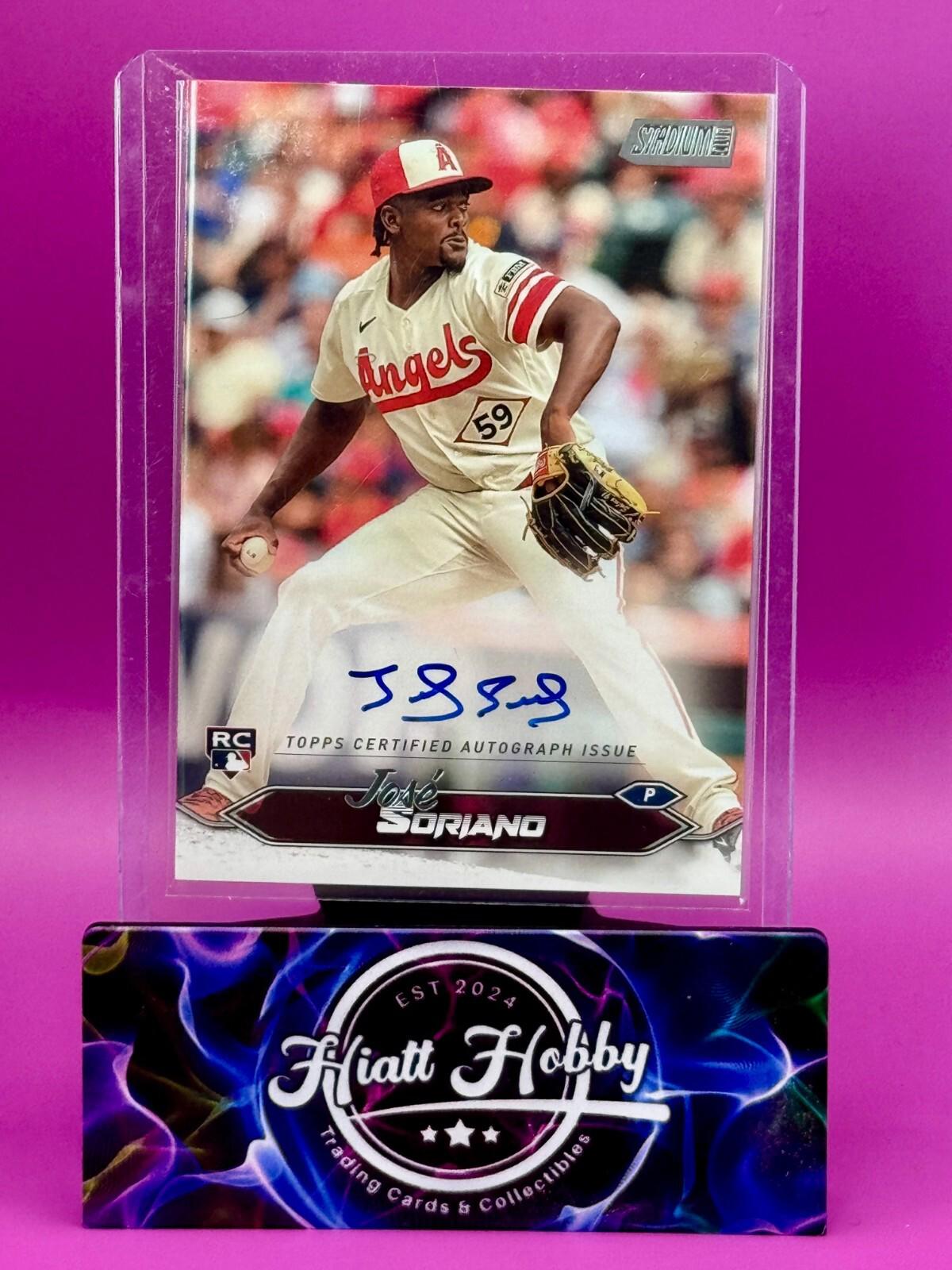 2024 Topps Stadium Club - Autographs Jose Soriano #SCBA-JSO (AU, RC)