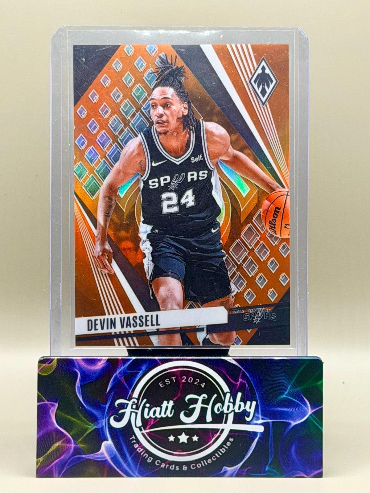 2023-24 Panini Phoenix - #168 Devin Vassell - Orange Prizm /99