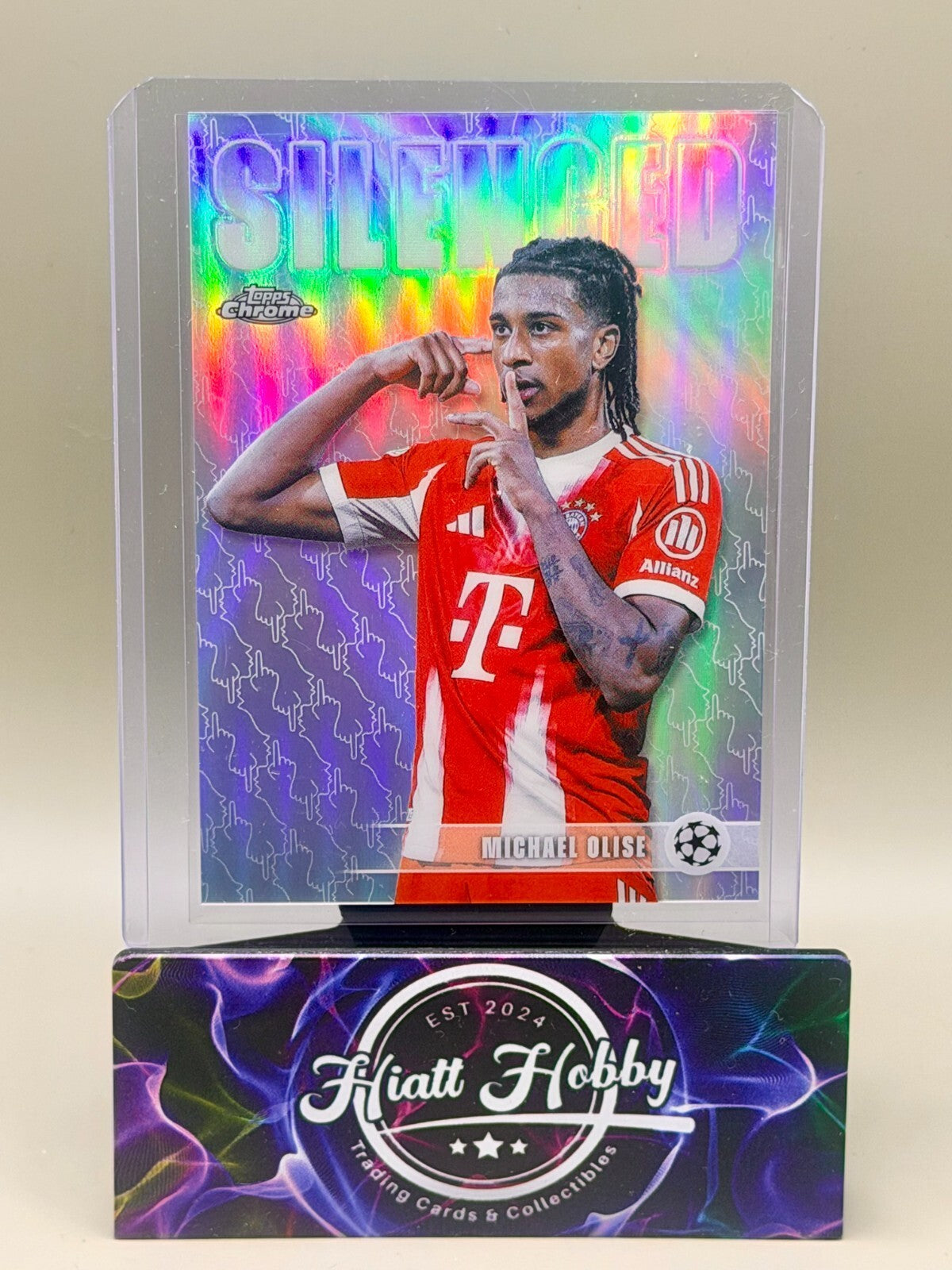 2025-26 Topps Chrome UEFA Soccer - #SHH-7 Michael Olise - Silenced