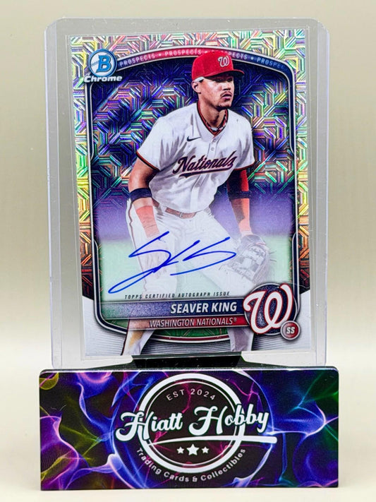 2025 Bowman Chrome - Seaver King #BMA-SK - Mojo Auto (RC, AU)