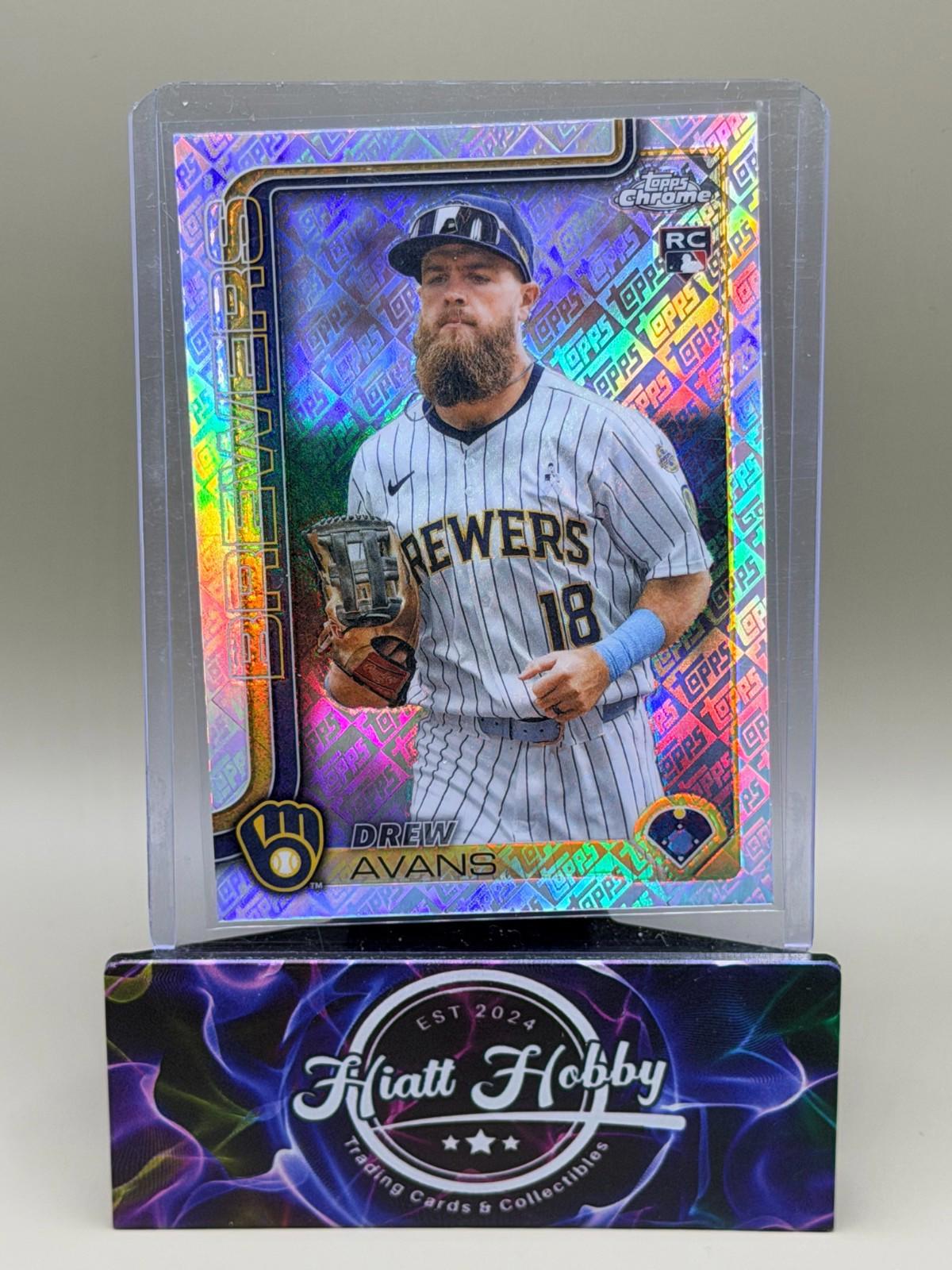 2025 Topps Chrome Update - Drew Avans #USC47 - Fanatics Logo Refractor (RC)