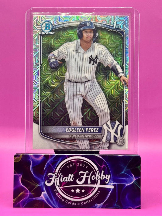 2025 Bowman Chrome - Edgleen Perez #BCP-80 - Mojo Refractor