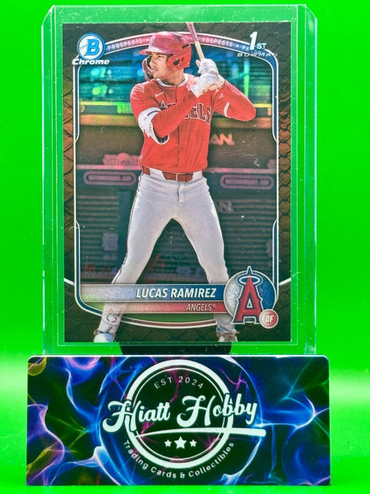 2025 Bowman Chrome - Lucas Ramirez #BCP-135 - Reptillian Refractor