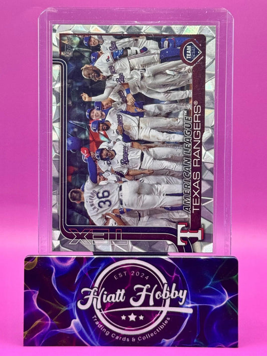 2025 Topps Series 2 - Texas Rangers #593 - Diamante Foilboard