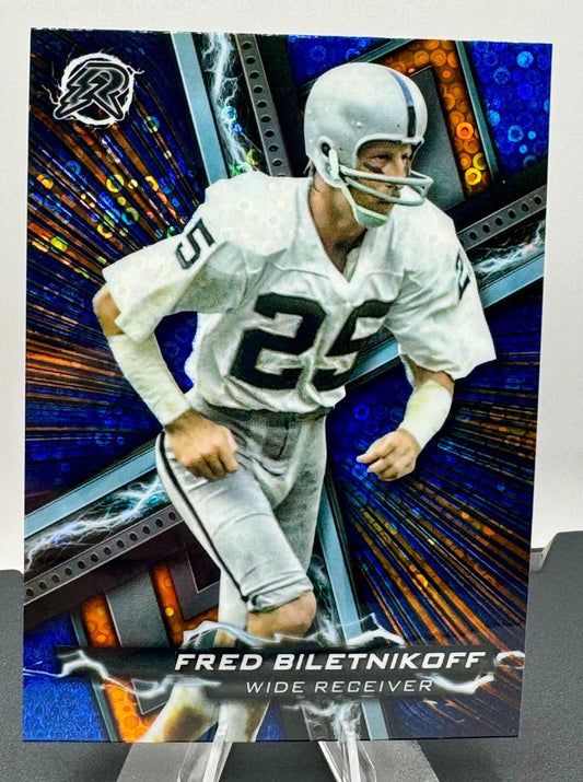 2023 Topps Composite - Blue/Orange Spark Refractor /175 - Fred Biletnikoff #81