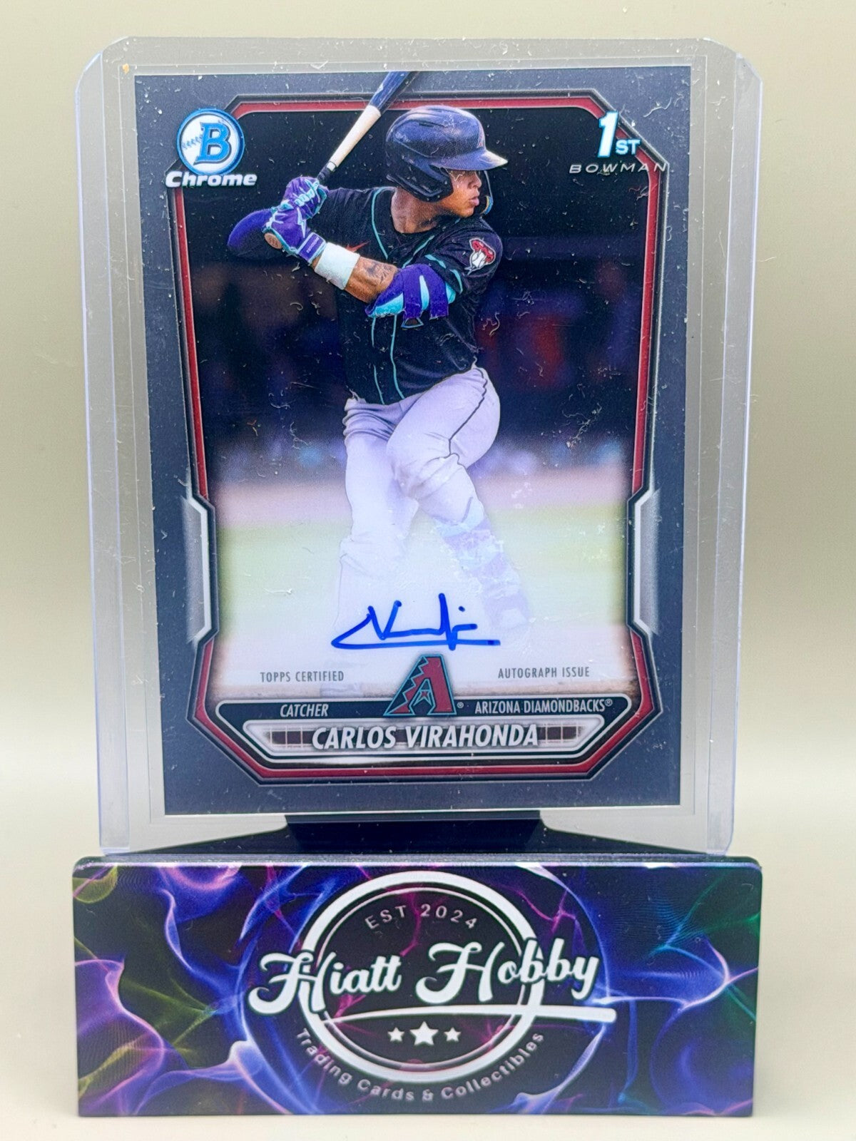 2026 Bowman Chrome Baseball #CPA-CV Carlos Virahonda Chrome Prospect Auto (1st)