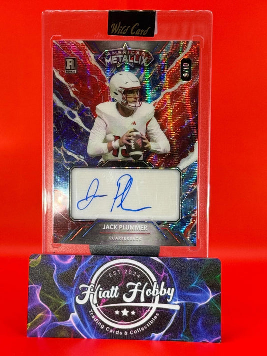 2023 Wild Card Metallix - Jack Plummer #WMM-MPA - Wave Auto /10