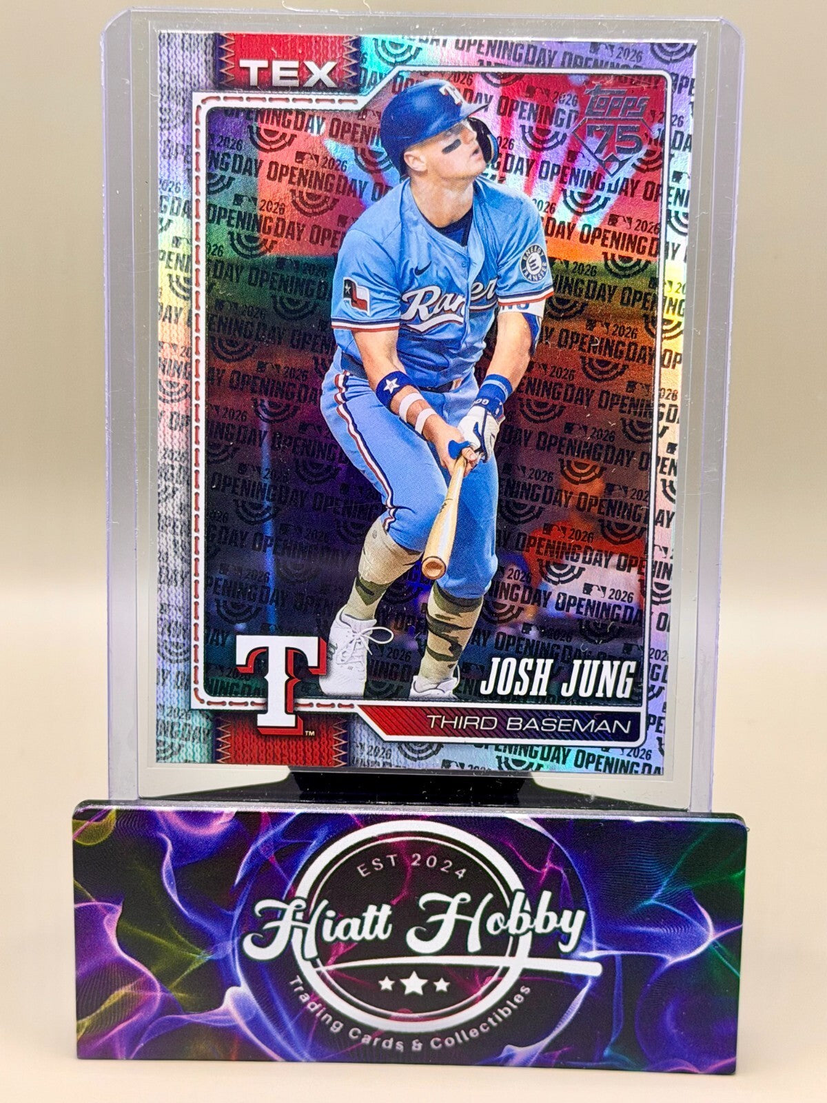 2026 Topps Series 1 - #98 Josh Jung - Opening Day Foil