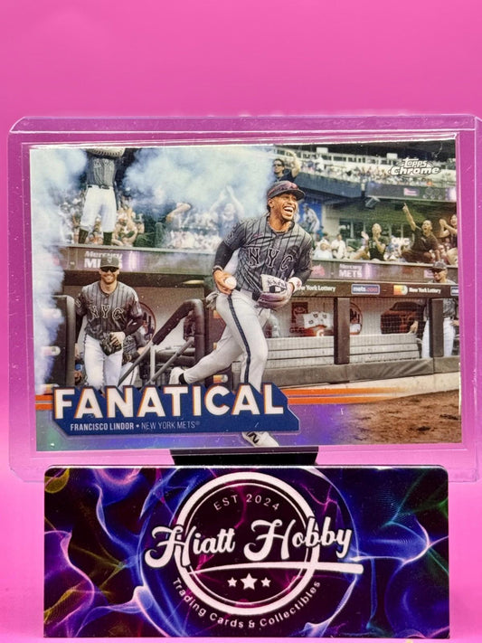 2025 Topps Chrome - Francisco Lindor #FAN-9 - Fanatical