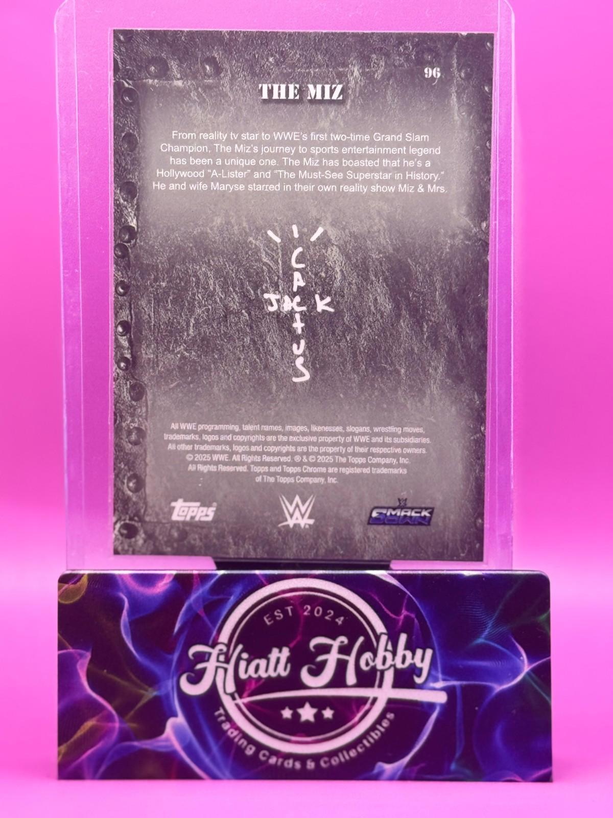 2025 Topps Chrome Cactus Jack WWE - The Miz #96