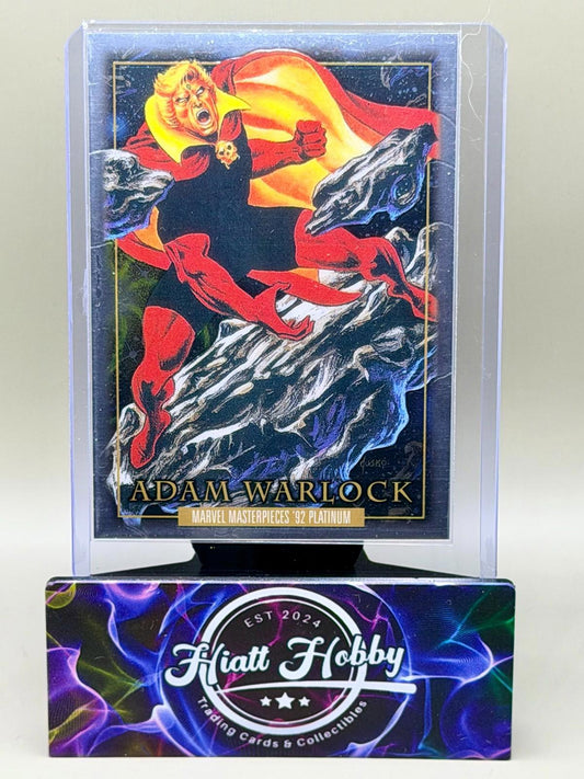 2024 Panini Skybox Marvel Masterpieces '92 Platinum - Adam Warlock #10