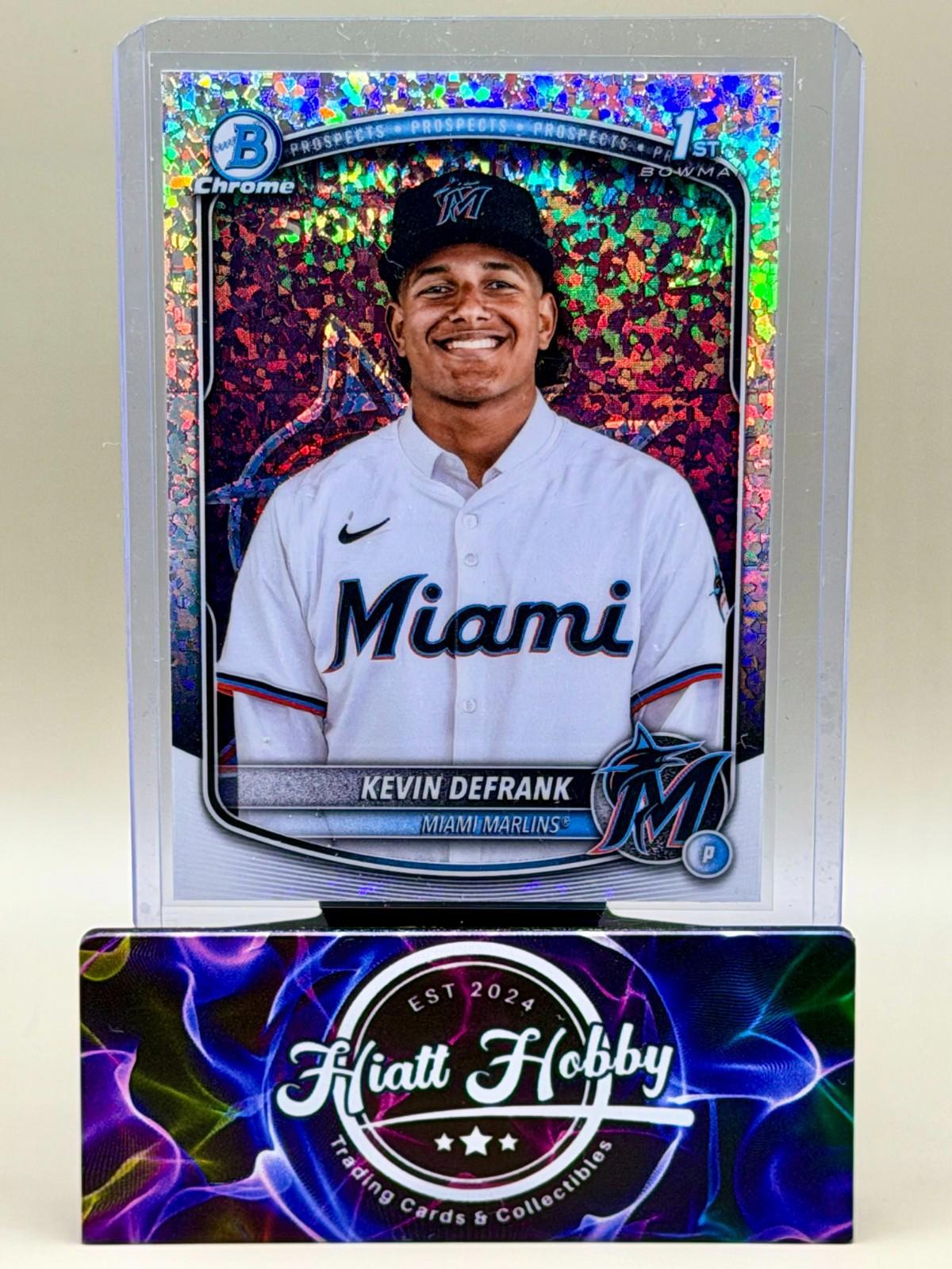 2025 Bowman Chrome - Kevin Defrank #BCP-205 Mini Diamond Refreactor (RC)