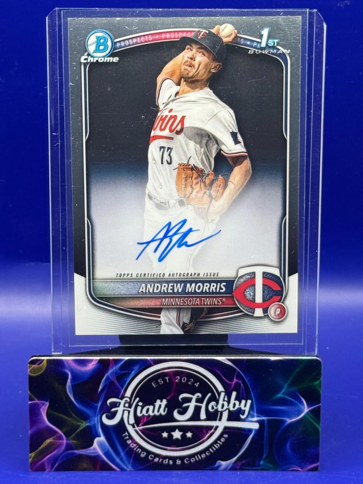 2025 Bowman Chrome - Andrew Morris #CPA-AMO - Auto