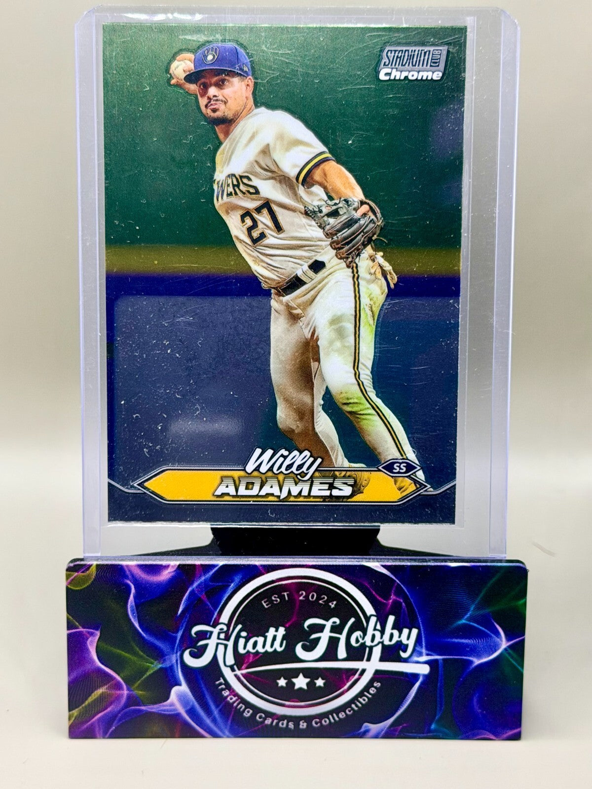 2024 Topps Stadium Club - #115 Willy Adames - Chrome