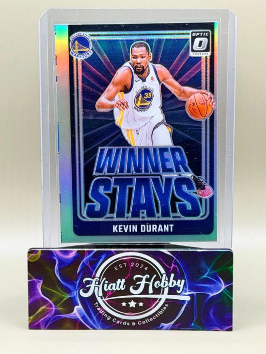 2024-25 Panini Donruss Optic - Kevin Durant #5 - Winner Stays - Silver Holo